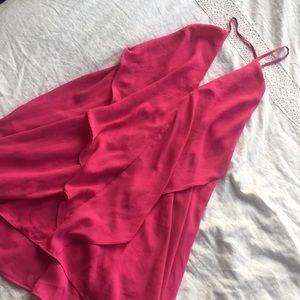 Hot pink going out dress